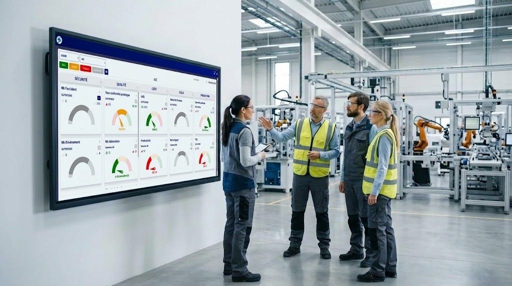 Daily Management System digital : comment structurer vos rituels de performance en usine ?