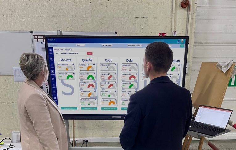 Industrie 5.0: Comment implanter le Management Visuel digital en production ?