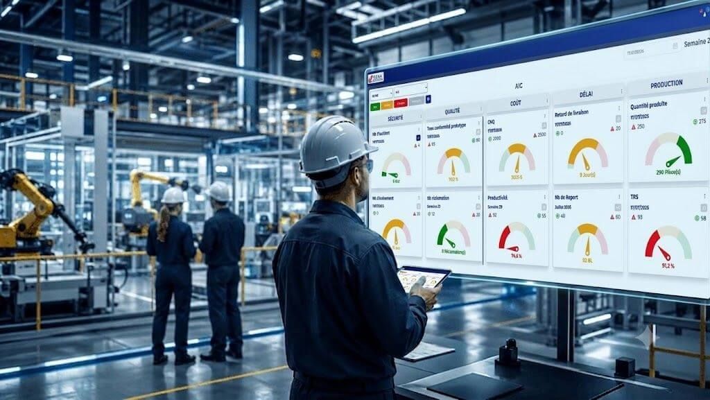 Pilotage de la performance industrielle : comment améliorer durablement vos résultats grâce à un logiciel de management visuel digital ?