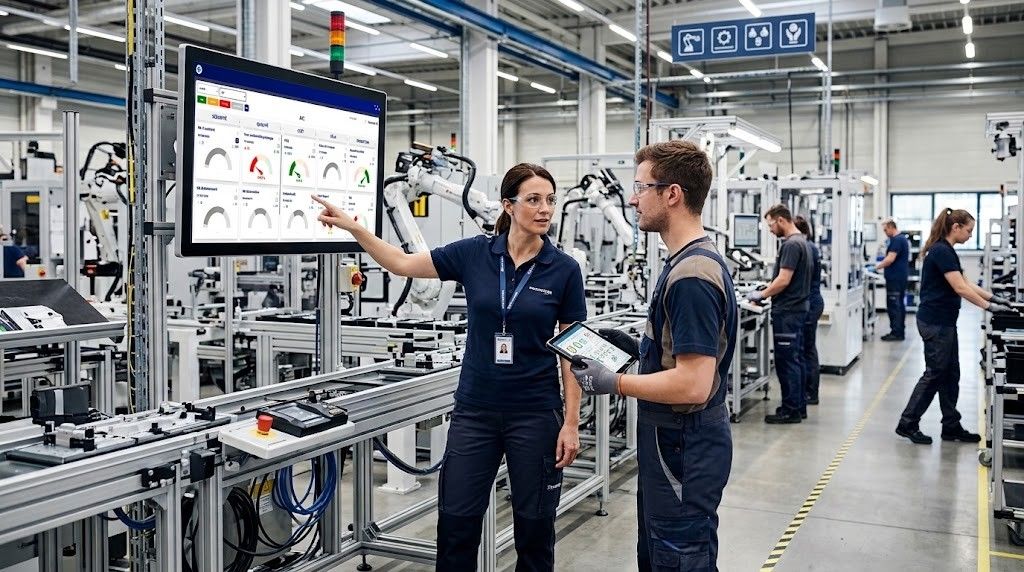Vernetzte Fabrik: Wie lässt sich das visuelle Management erfolgreich digitalisieren, ohne den Shopfloor komplexer zu machen?